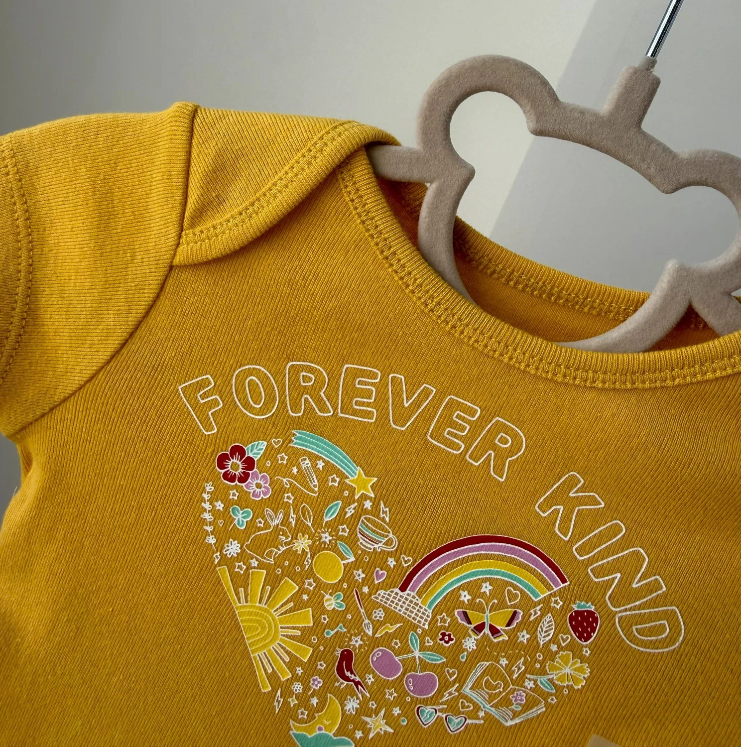 Боді жовтий на короткий рукав від Old Navy - Зображення 2