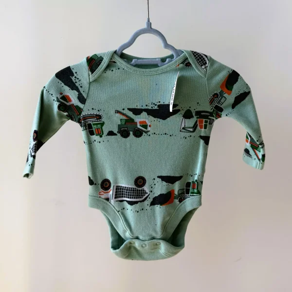 Боді на довгий рукав з принтом спецтехніки від Old Navy