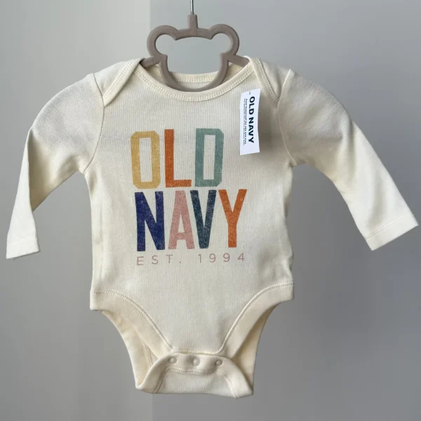 Боді на довгий рукав бежевий від Old Navy