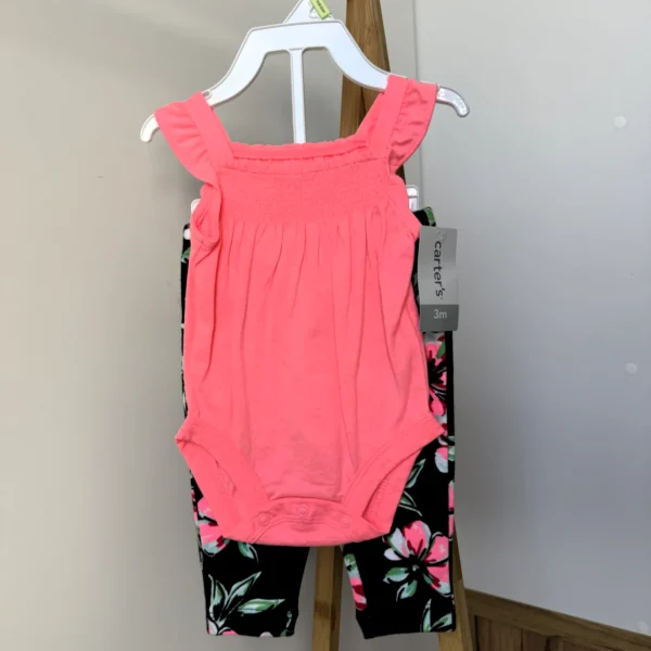 Комплект 2в1 боді з рюшами+легінси від Carter's
