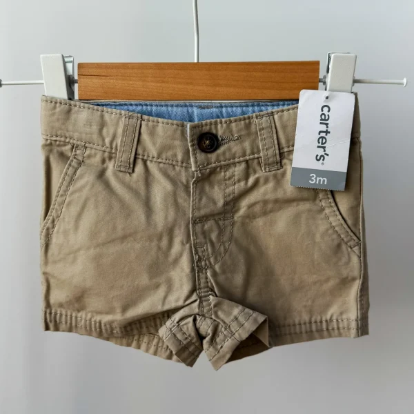 Класичні дитячі шорти від Carter's на гудзик